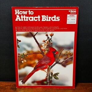 How to Attract Birds Michael McKinley Vintage Ortho Books Birdhouses Feeder